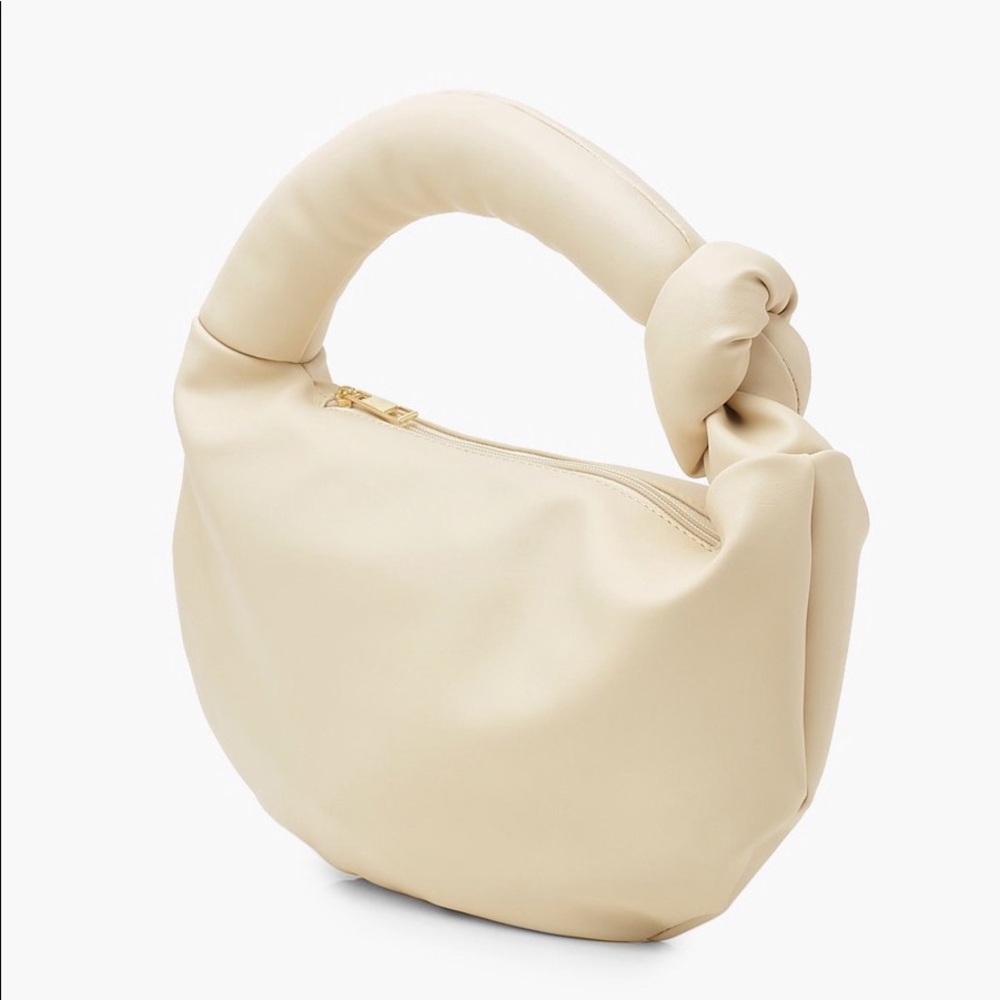 Booboo Knot Handle Grab Bag - Cream